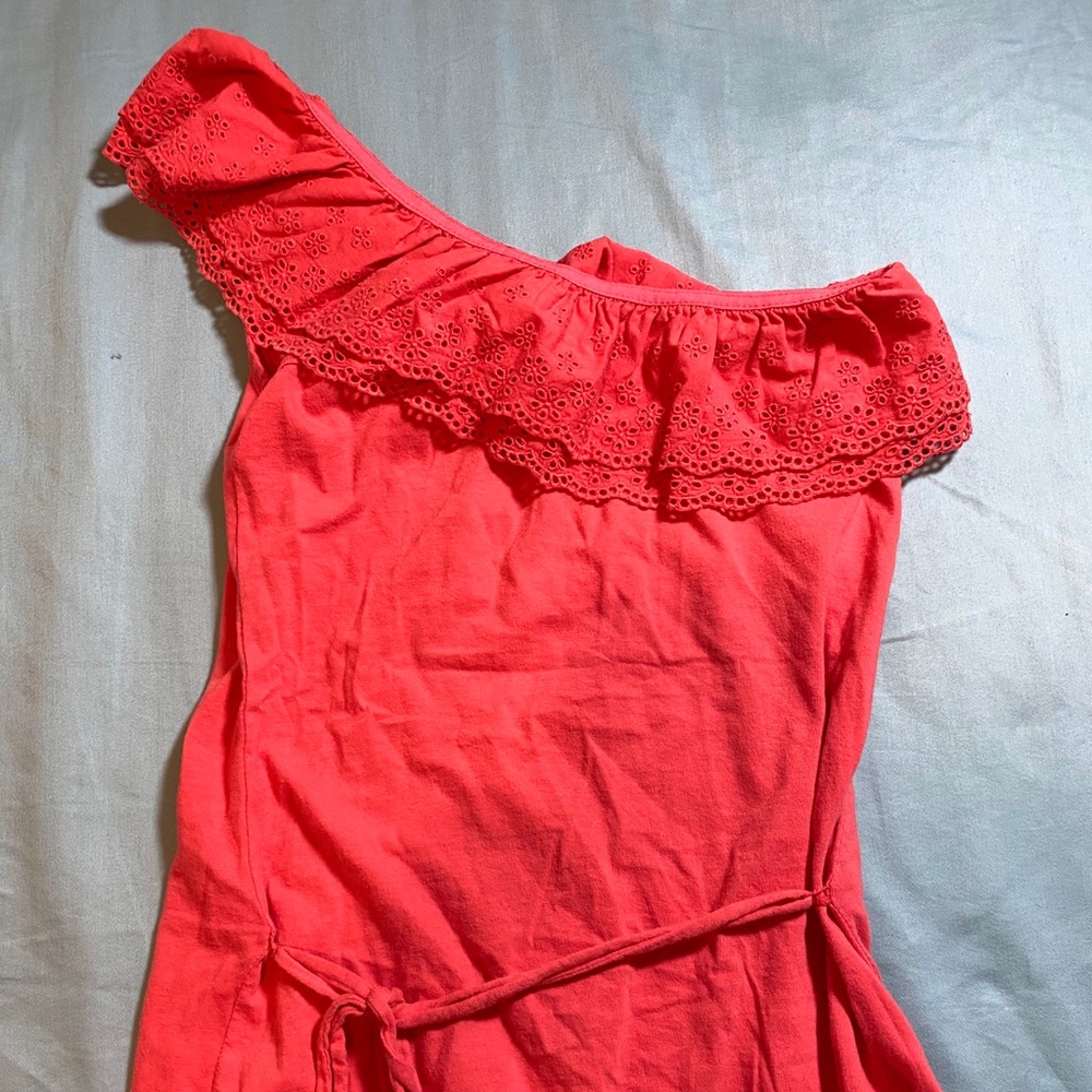 Red single shouldered top